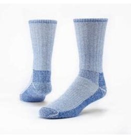 Mountain Hikers' Socks, Organic Wool, Blue