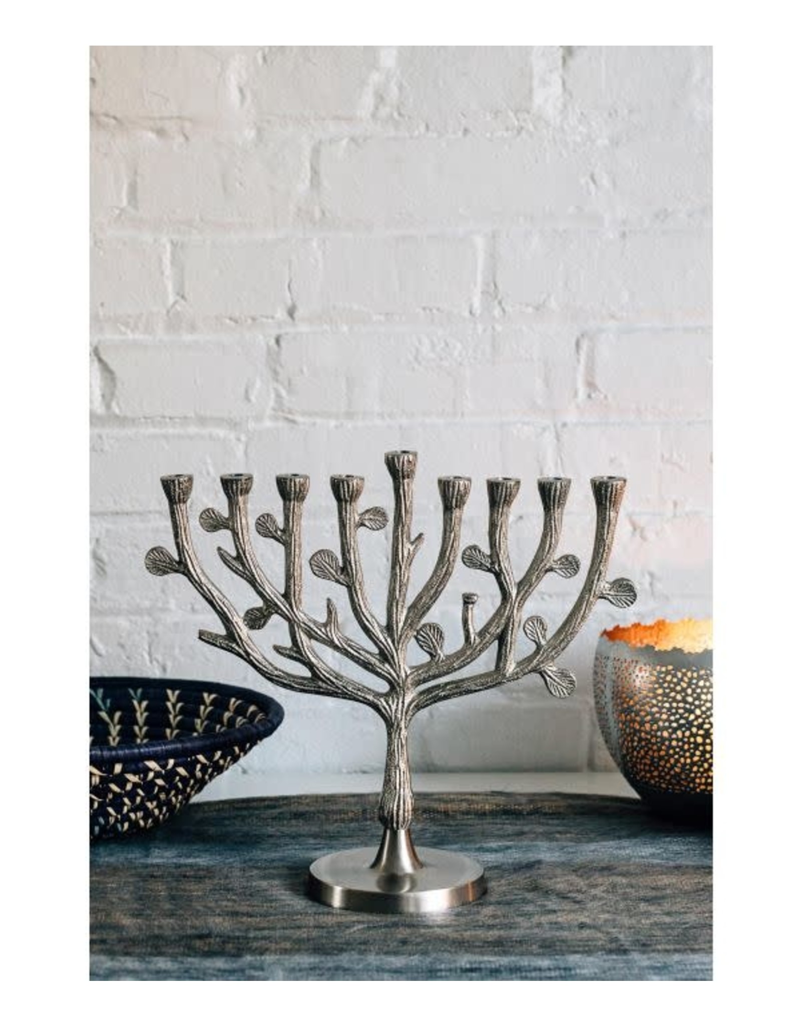 Trade roots Tree of Life Menorah, India