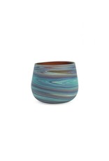Trade roots Phoenician Glass Candle Holder, West Bank