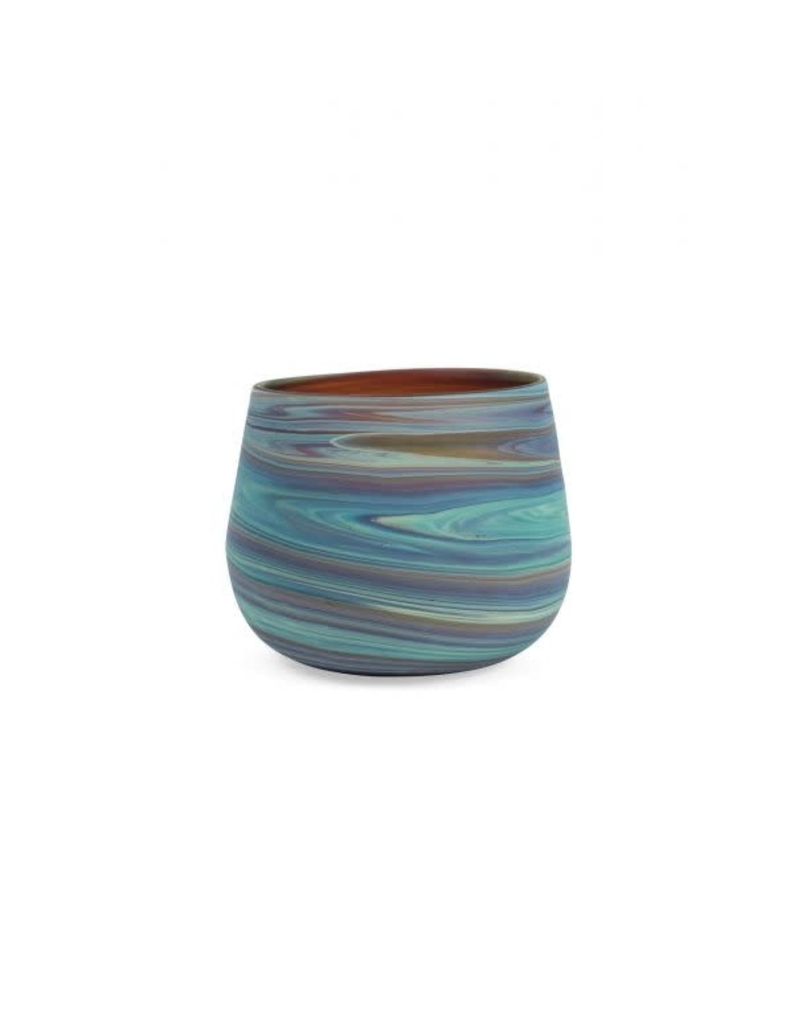 Trade roots Phoenician Glass Candle Holder, West Bank