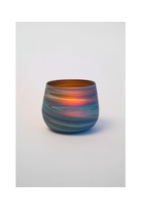 Trade roots Phoenician Glass Candle Holder, West Bank