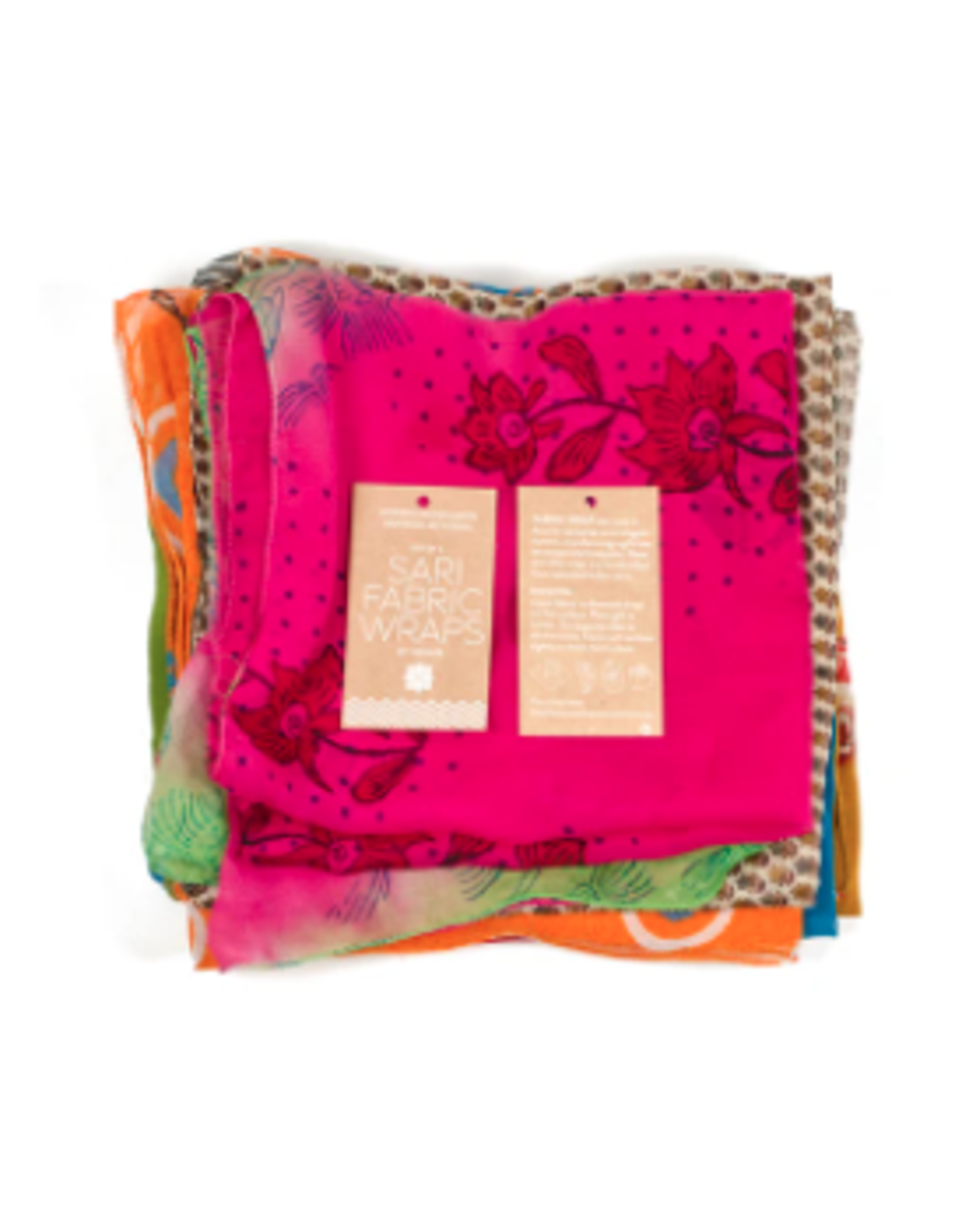 Sari Fabric Wrap & Square Scarf! - Trade Roots