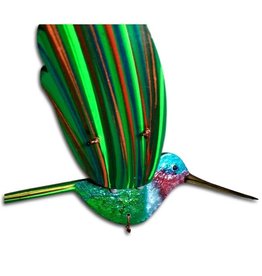 Trade roots Tulia's Green/Ruby Hummingbird Mobile,  Colombia