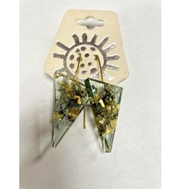 Trade roots Eco-Resin Triangle Earrings
