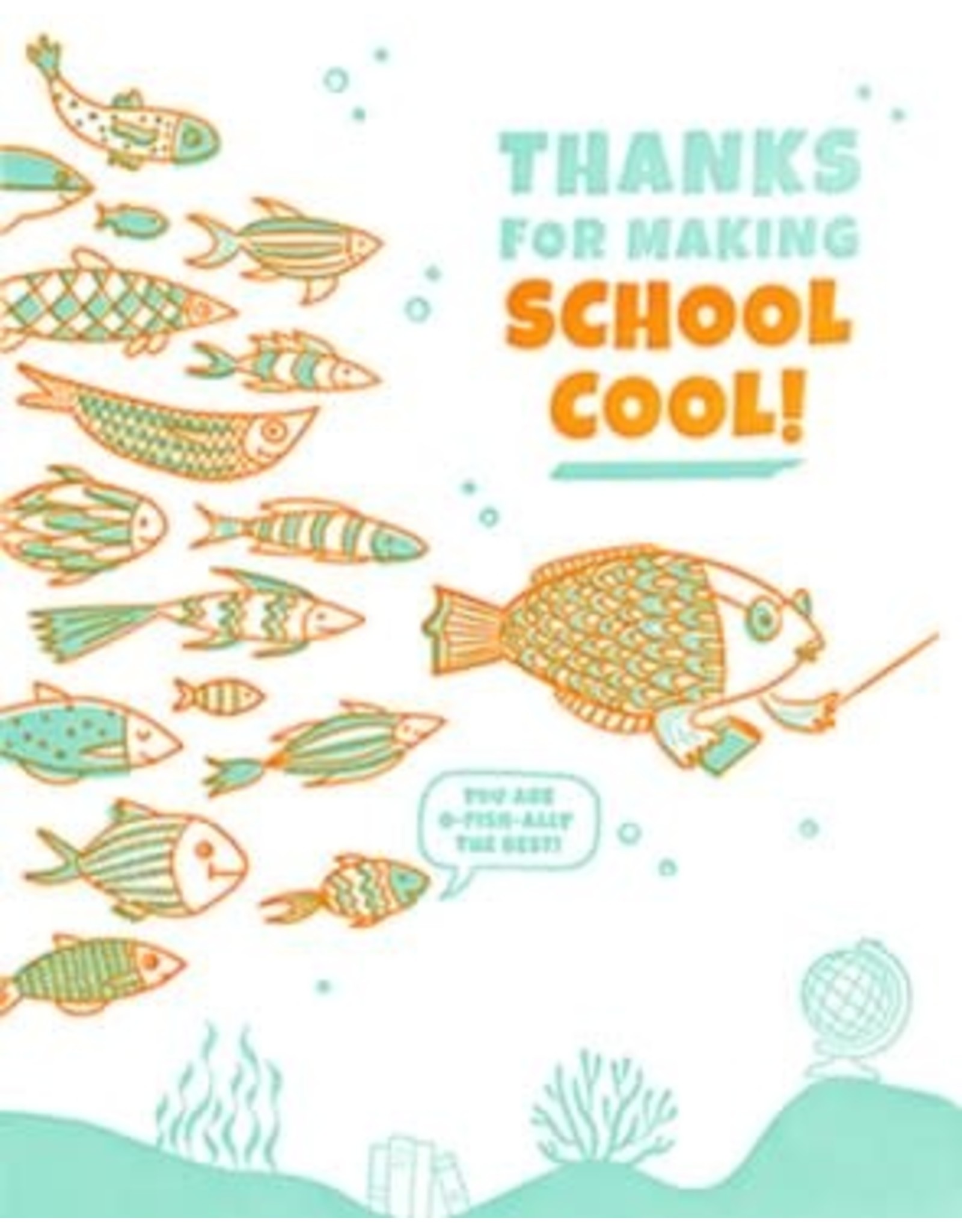 Trade roots School Fish Thanks Greeting Card