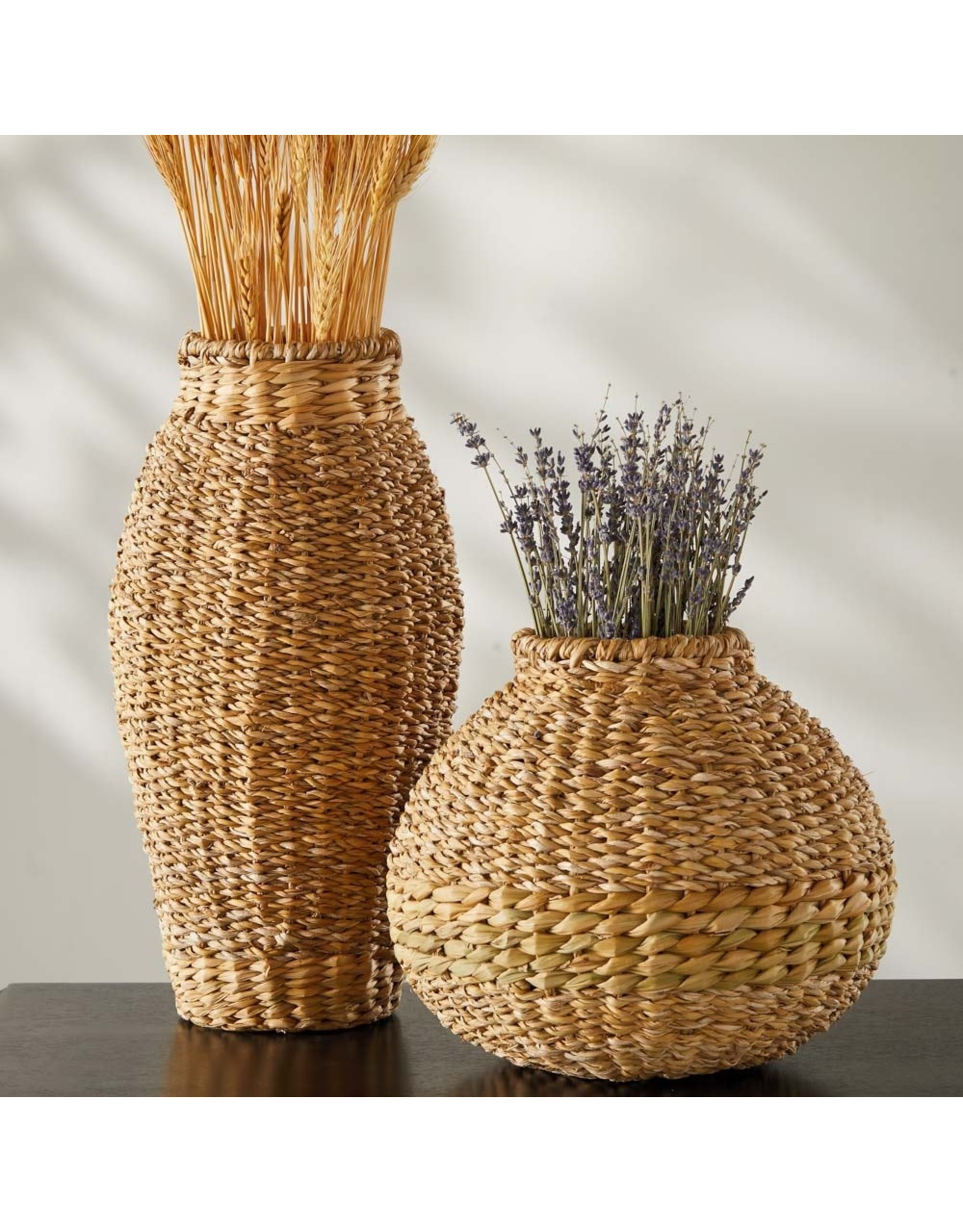 Trade roots Holland Round Basket Vase,