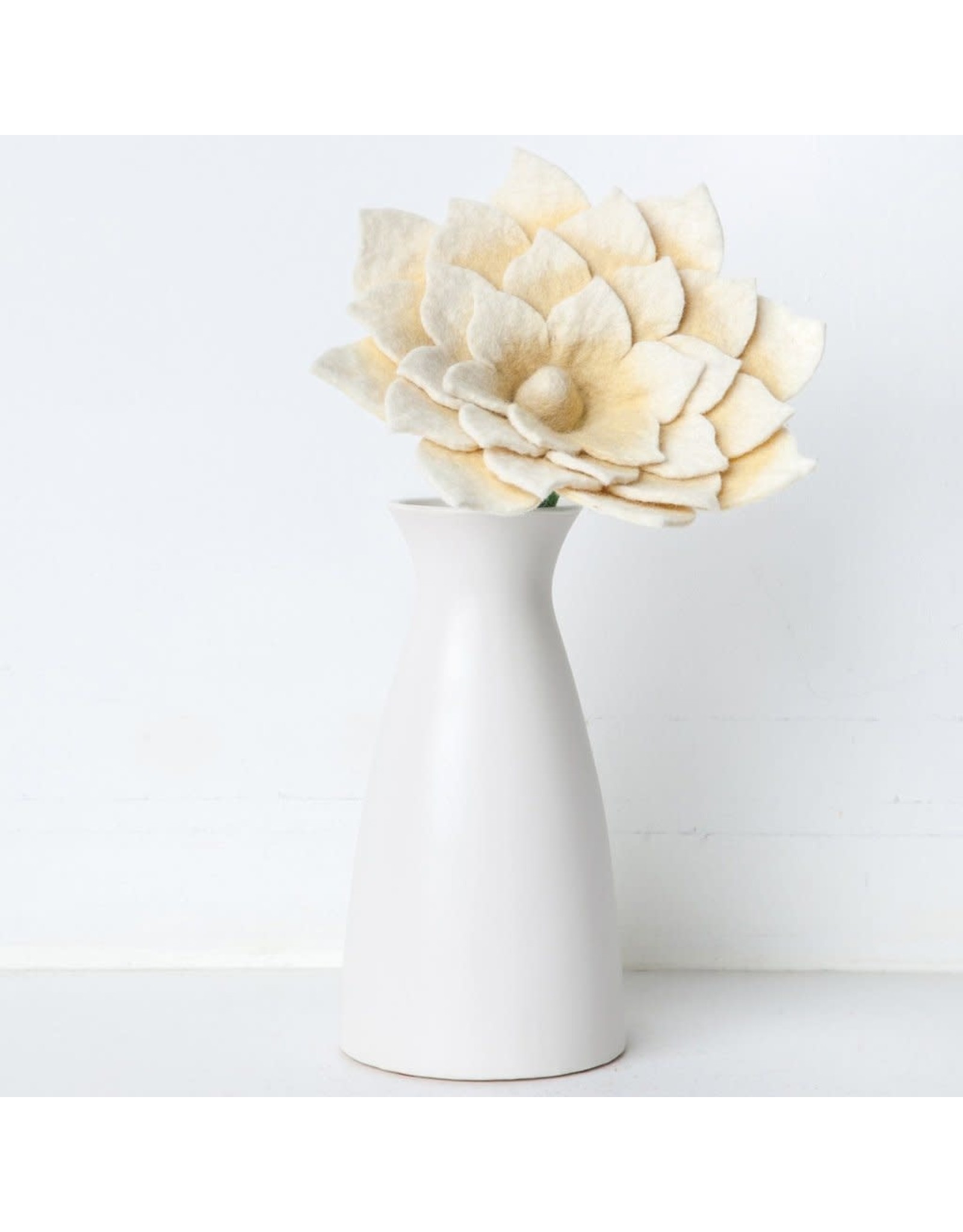 Felt Lotus Flower, Nepal Trade Roots