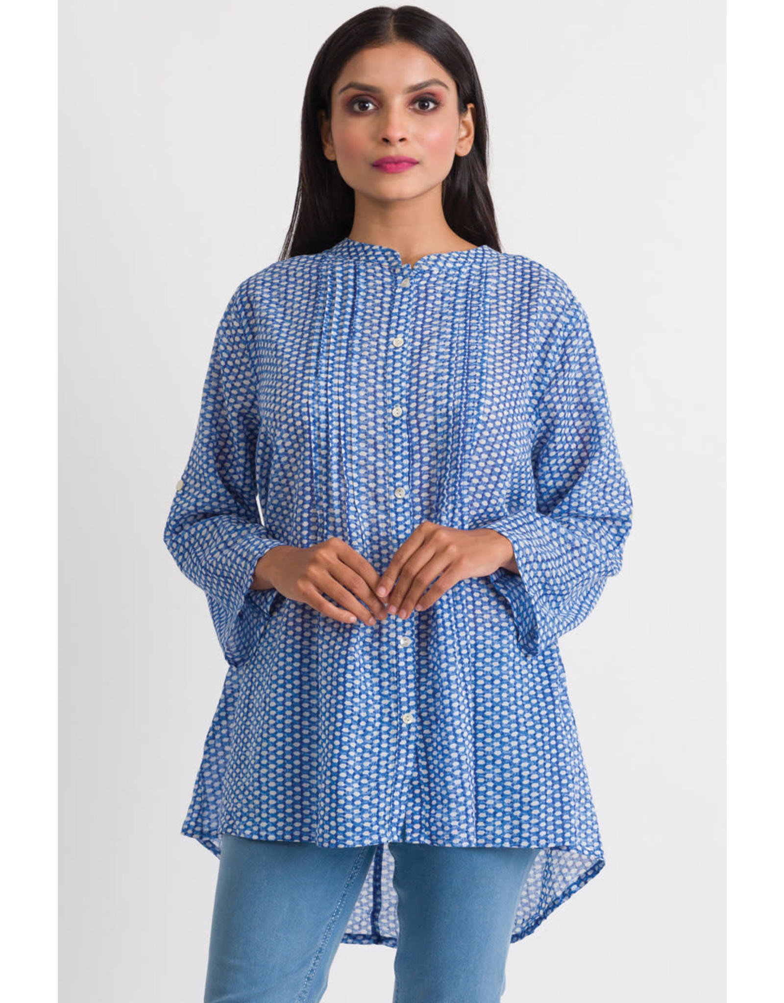 Trade roots Amisha  Cotton Tunic, O/S, India