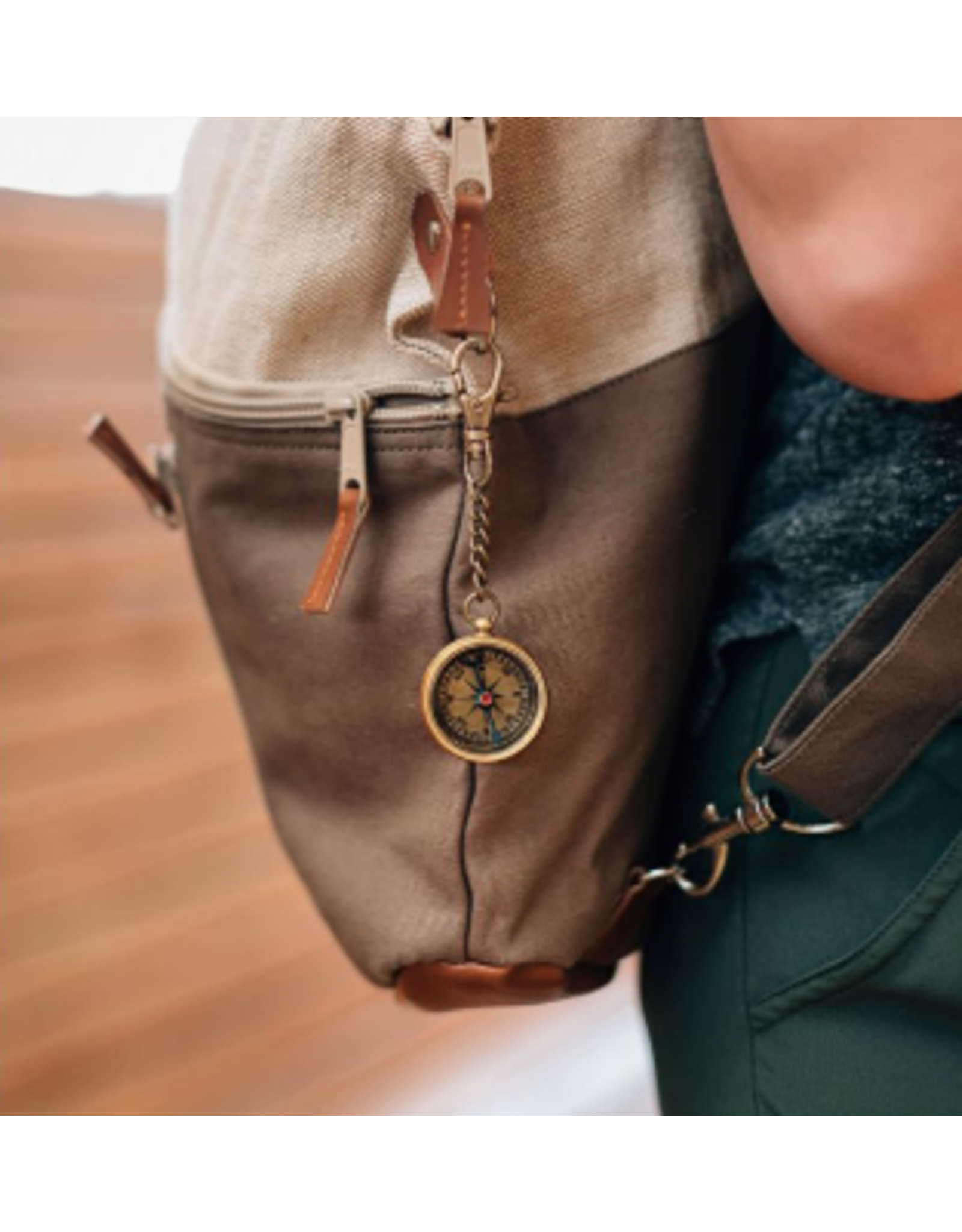 Trade roots Compass Key Chain, India