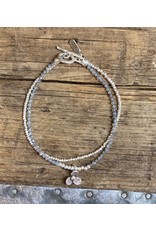 Trade roots Karen Silver Hill Tribe, Sterling, Flower Child Bracelet