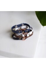 Trade roots Copper Bridle Leather Bracelet