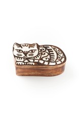 Trade roots Antique Finish Pivot Box, Cat, India