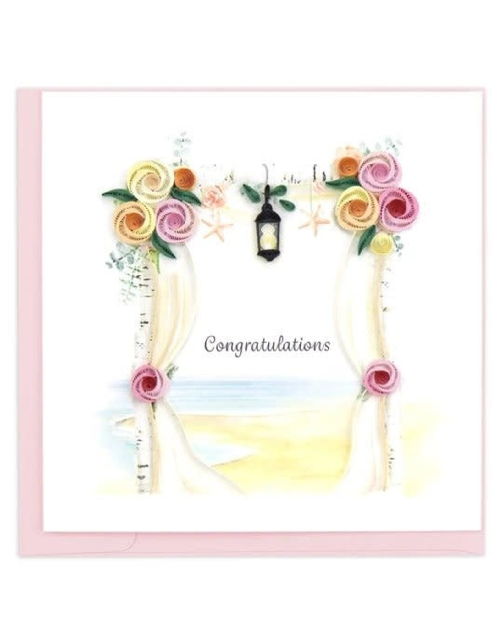 Trade roots Wedding Chuppah, Quilling Card, Vietnam