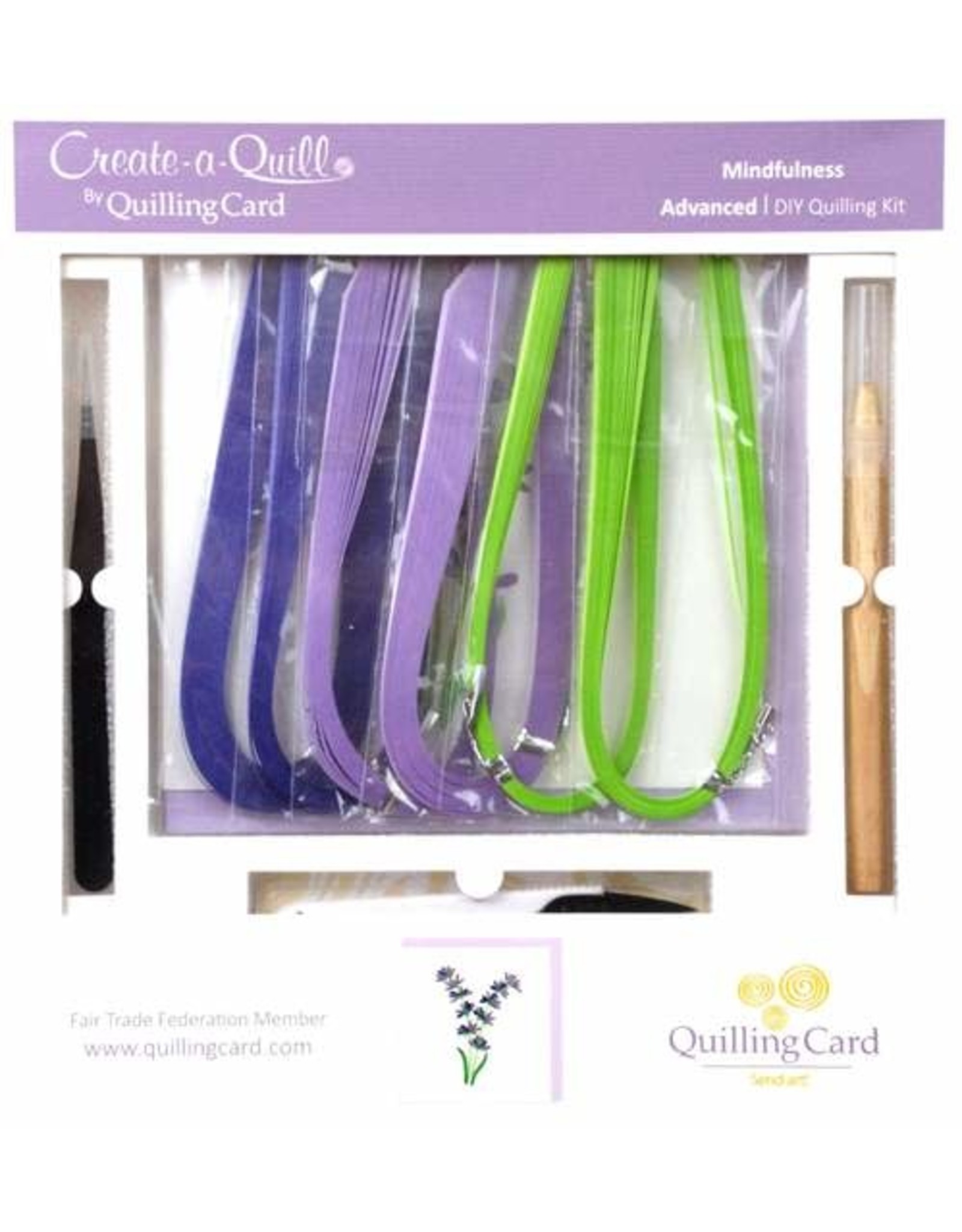 DYI Quilling Kit Lavender-Advanced