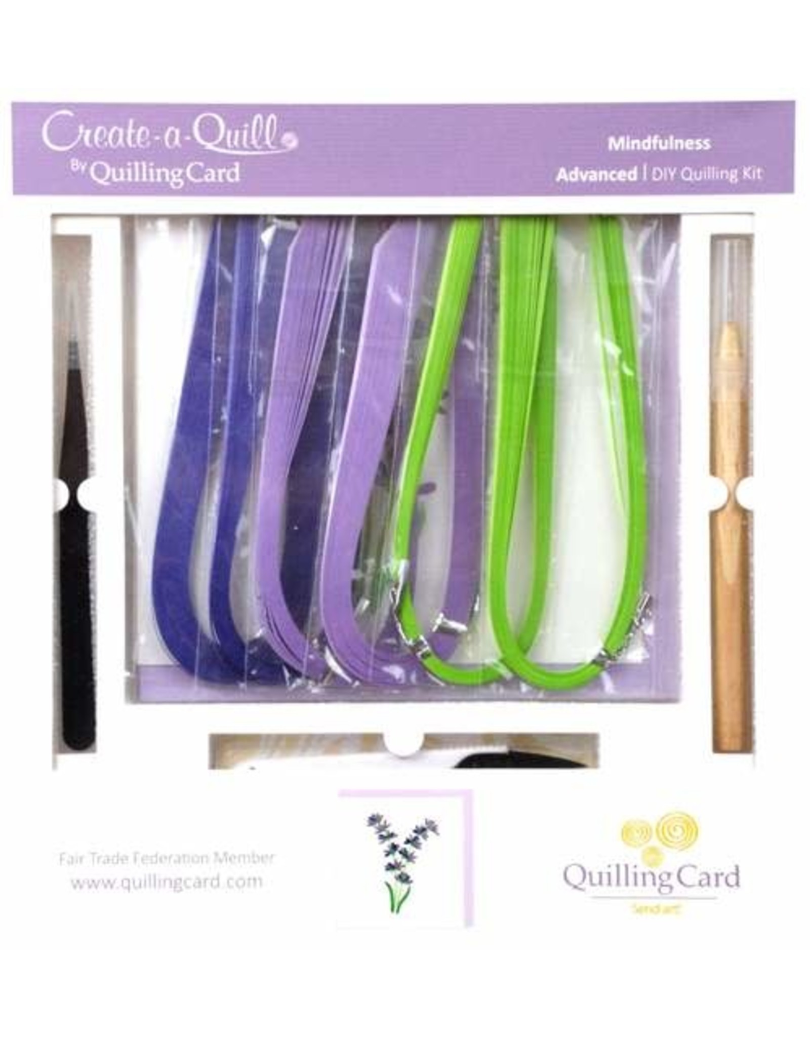 Trade roots DYI Quilling Kit Lavender-Advanced