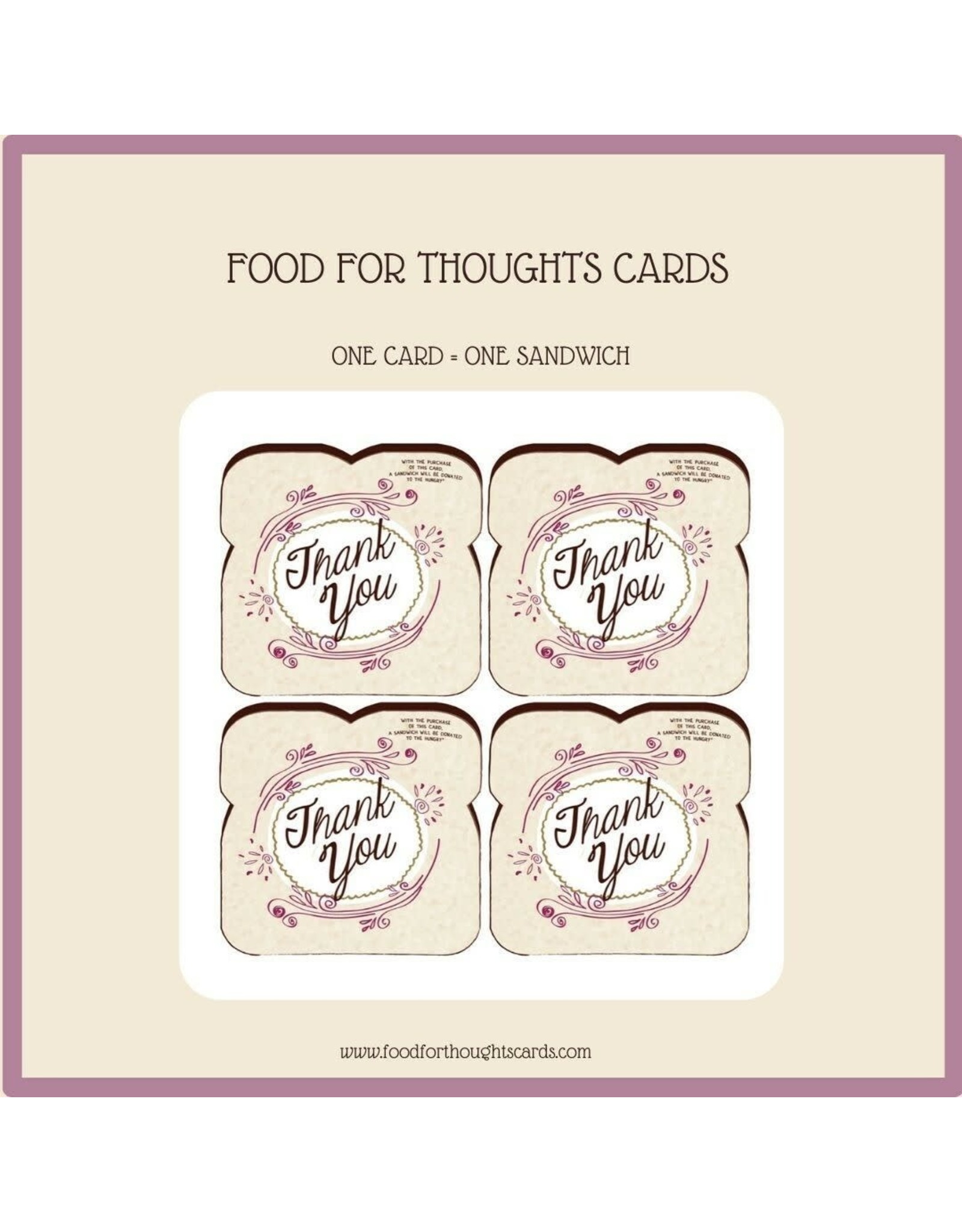 Trade roots Thank You Cards 8-pack