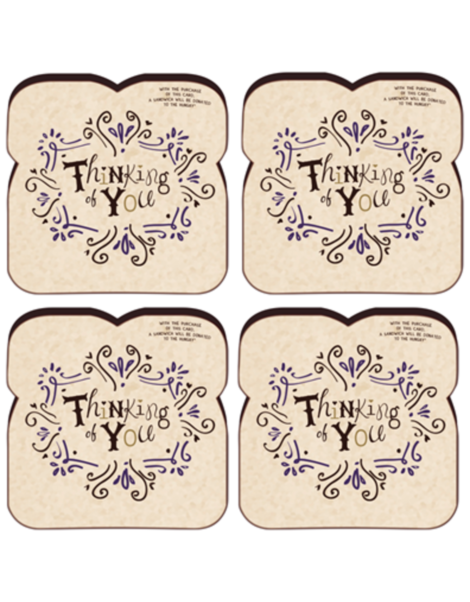 Trade roots Thinking of You Cards  8-pack