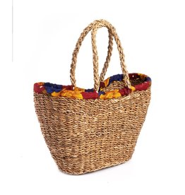 Trade roots Sari Wrap Shopping Basket, India