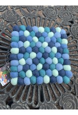 Felt Ball Trivet, Square