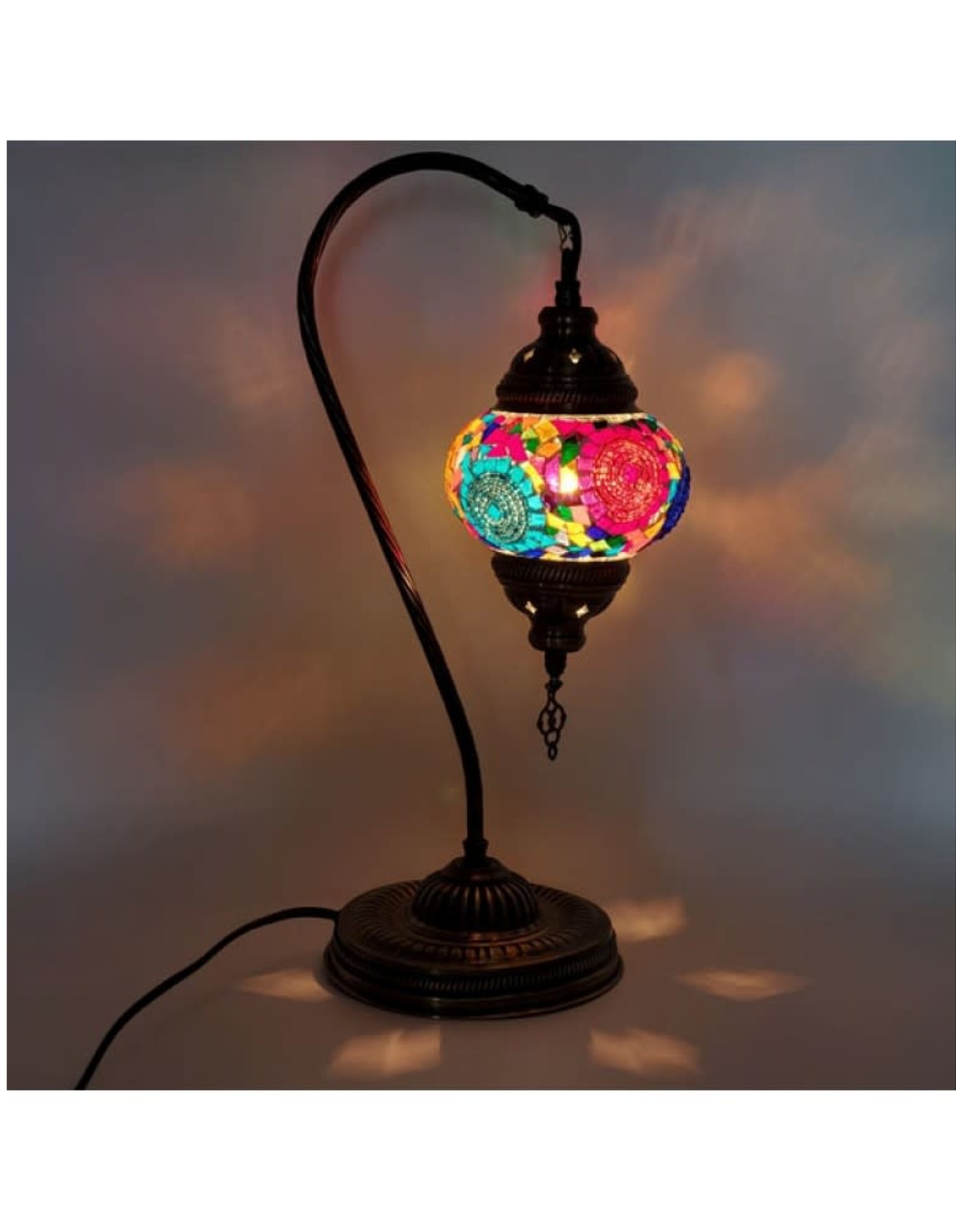 Trade roots Turkish Mosaic Desk Lamp
