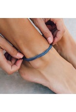 Trade roots Pura Vida, ANKLET, Dusty Blue