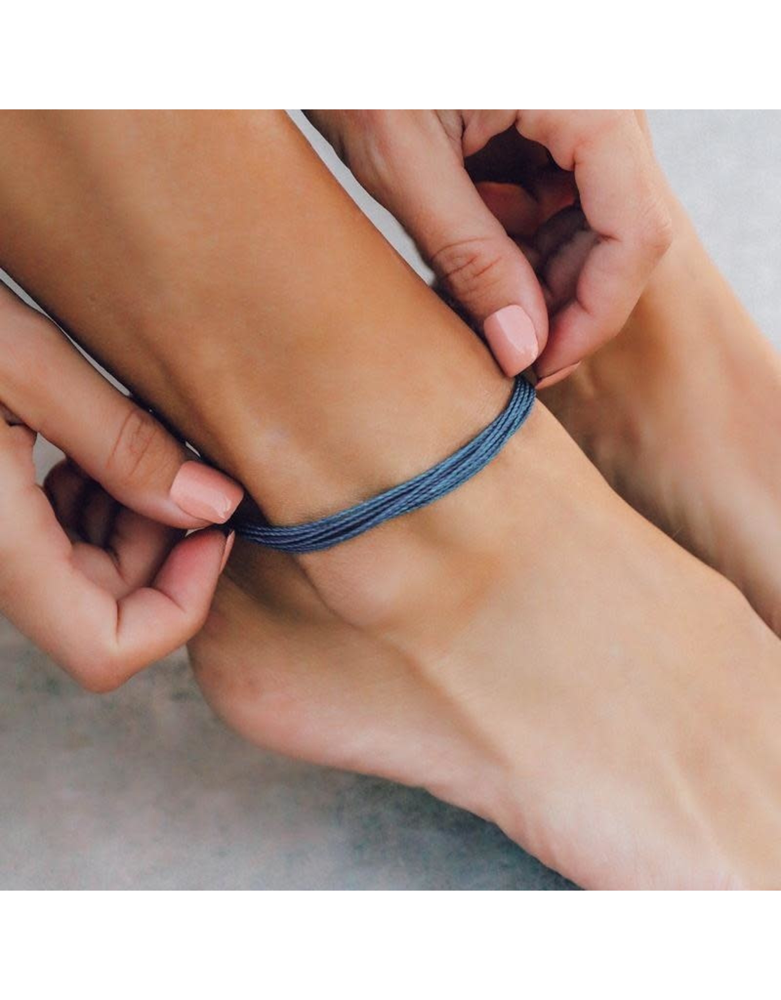 Trade roots Pura Vida, ANKLET, Dusty Blue