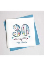 Trade roots 30th Birthday, Quilling Card, Vietnam