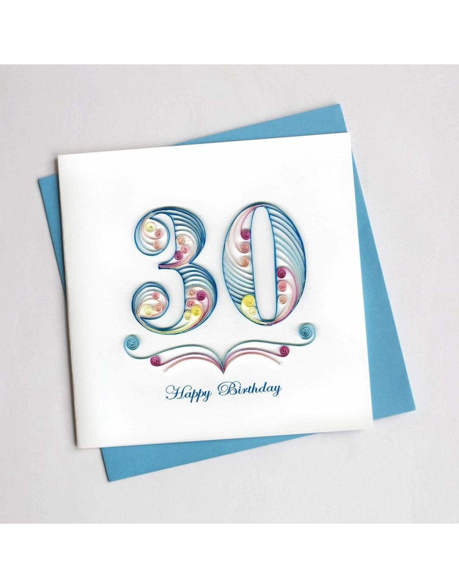 Trade roots 30th Birthday, Quilling Card, Vietnam