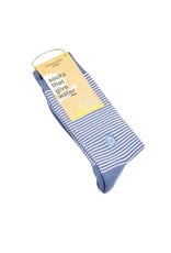 Trade roots Socks that Give Water, Blue Stripe