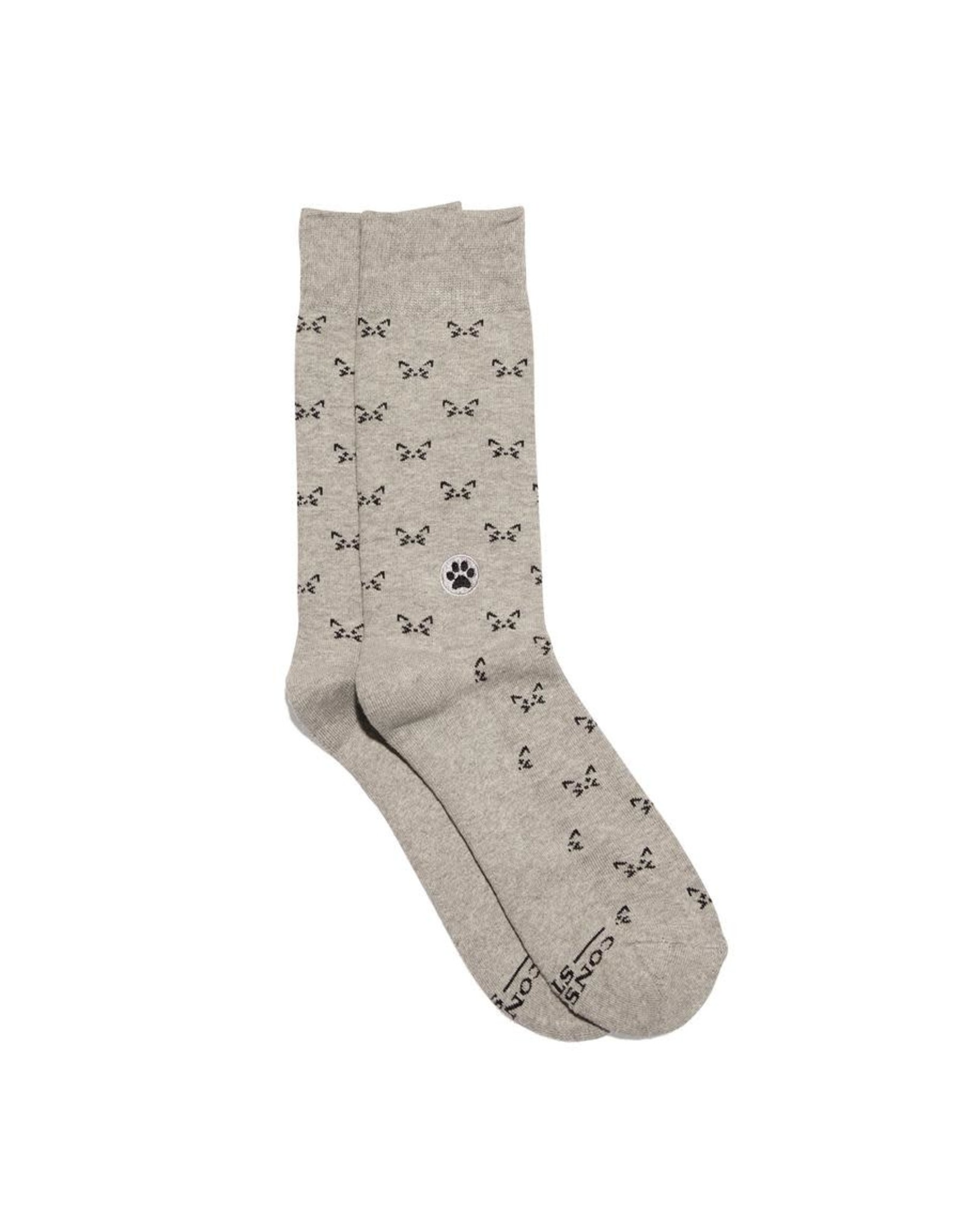 Trade roots Socks That Save Cats, Gray
