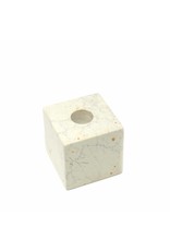Trade roots Cube Soapstone Candle Holder, Kenya
