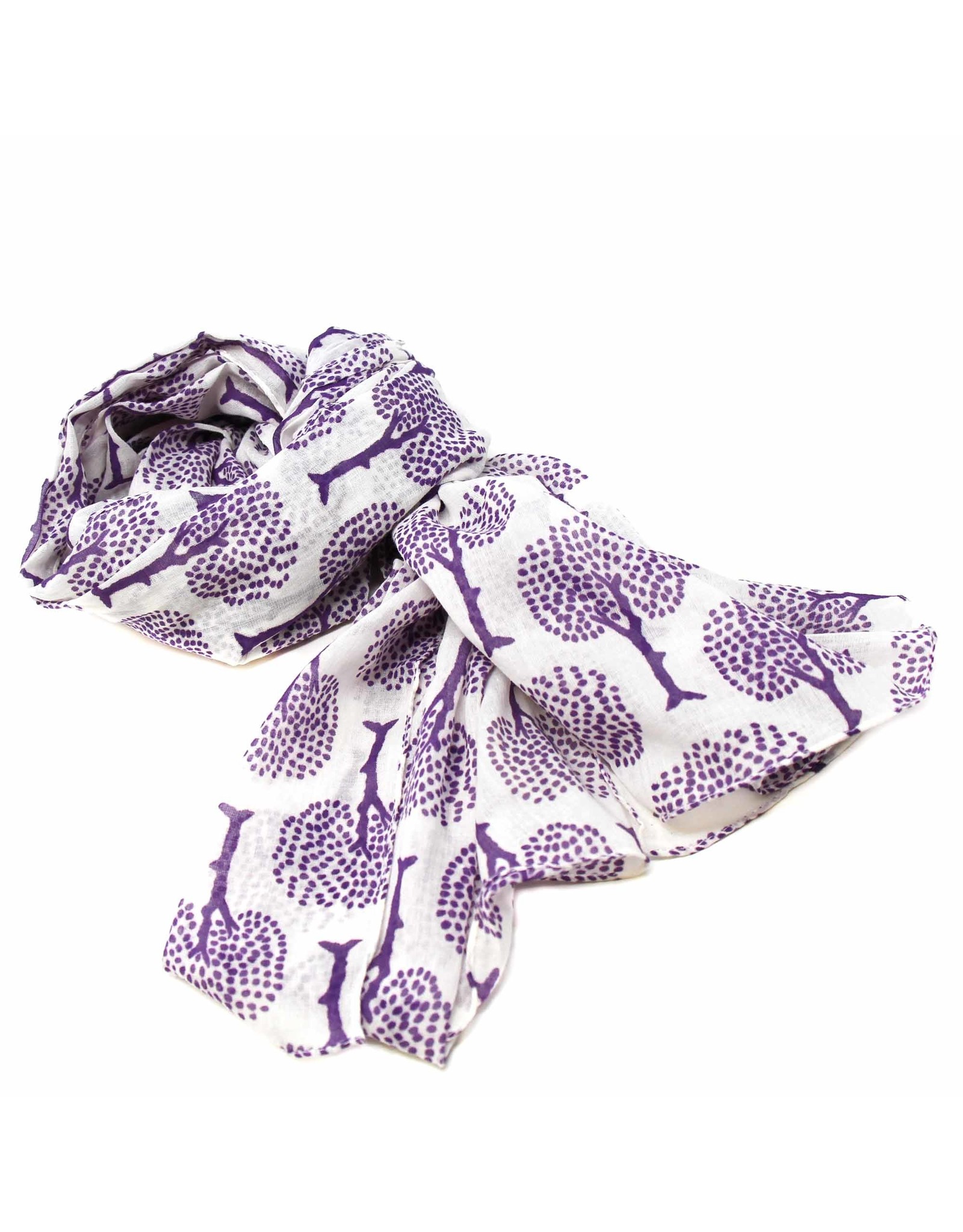 Trade roots Cotton Scarf, Tree of Life, India
