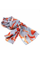 Trade roots Cotton Scarf, Birds, India