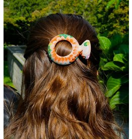 Trade roots Circle Kimono Hair Clip, Large, Thailand