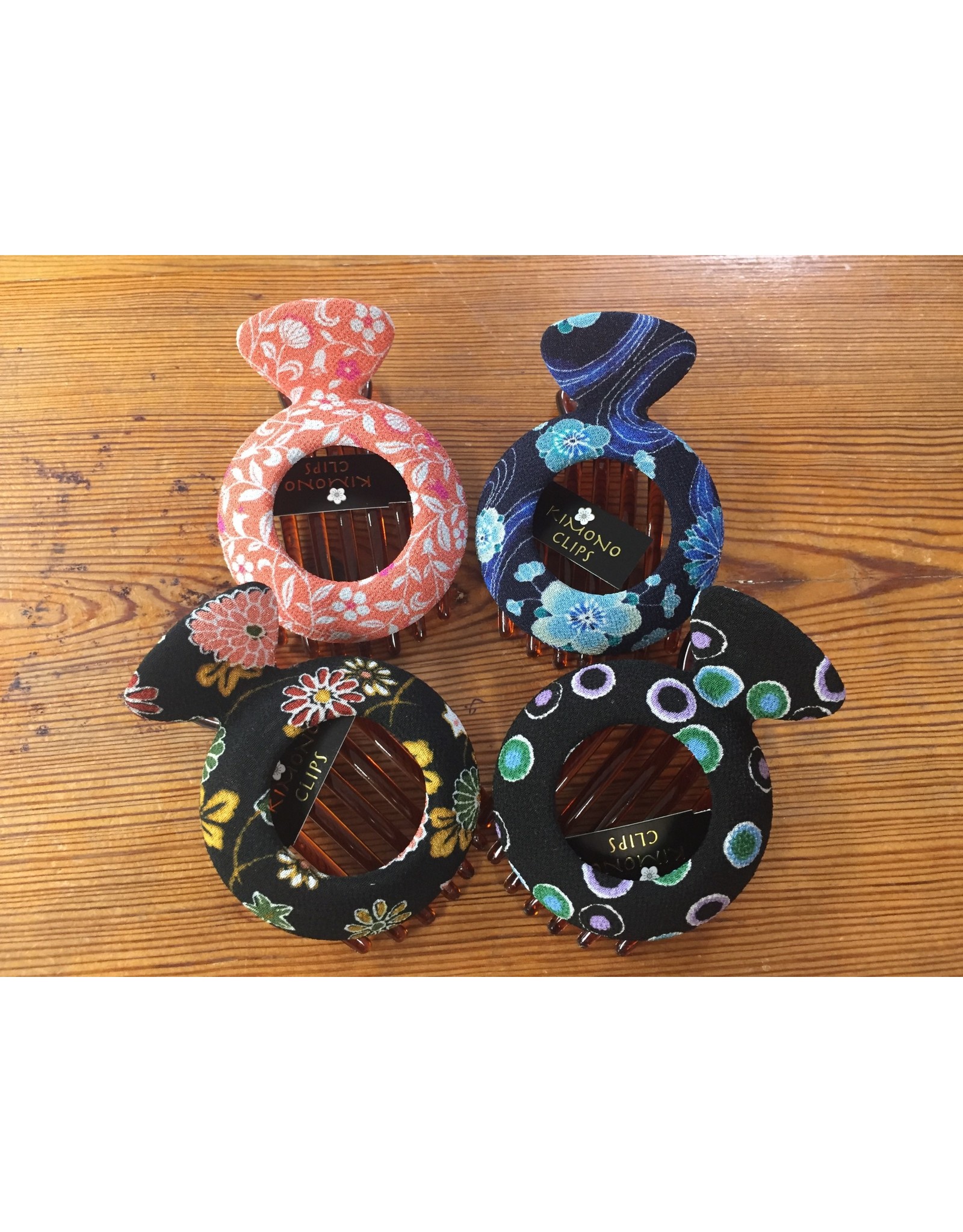 Medium Circle Kimono Hair Clip, Japan Trade Roots