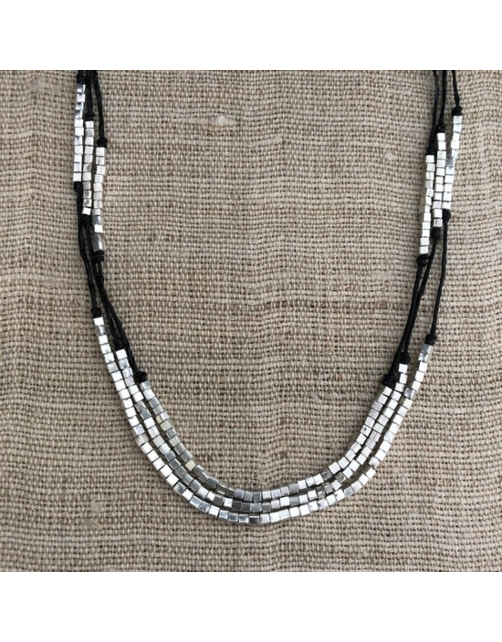 Trade roots Three Layers Karen Silver Hill Tribe, Necklace