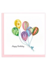 Trade roots Colorful Balloon Birthday Quilling Card, Vietnam