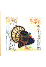 Trade roots Wild Turkey Quilling Card, Vietnam