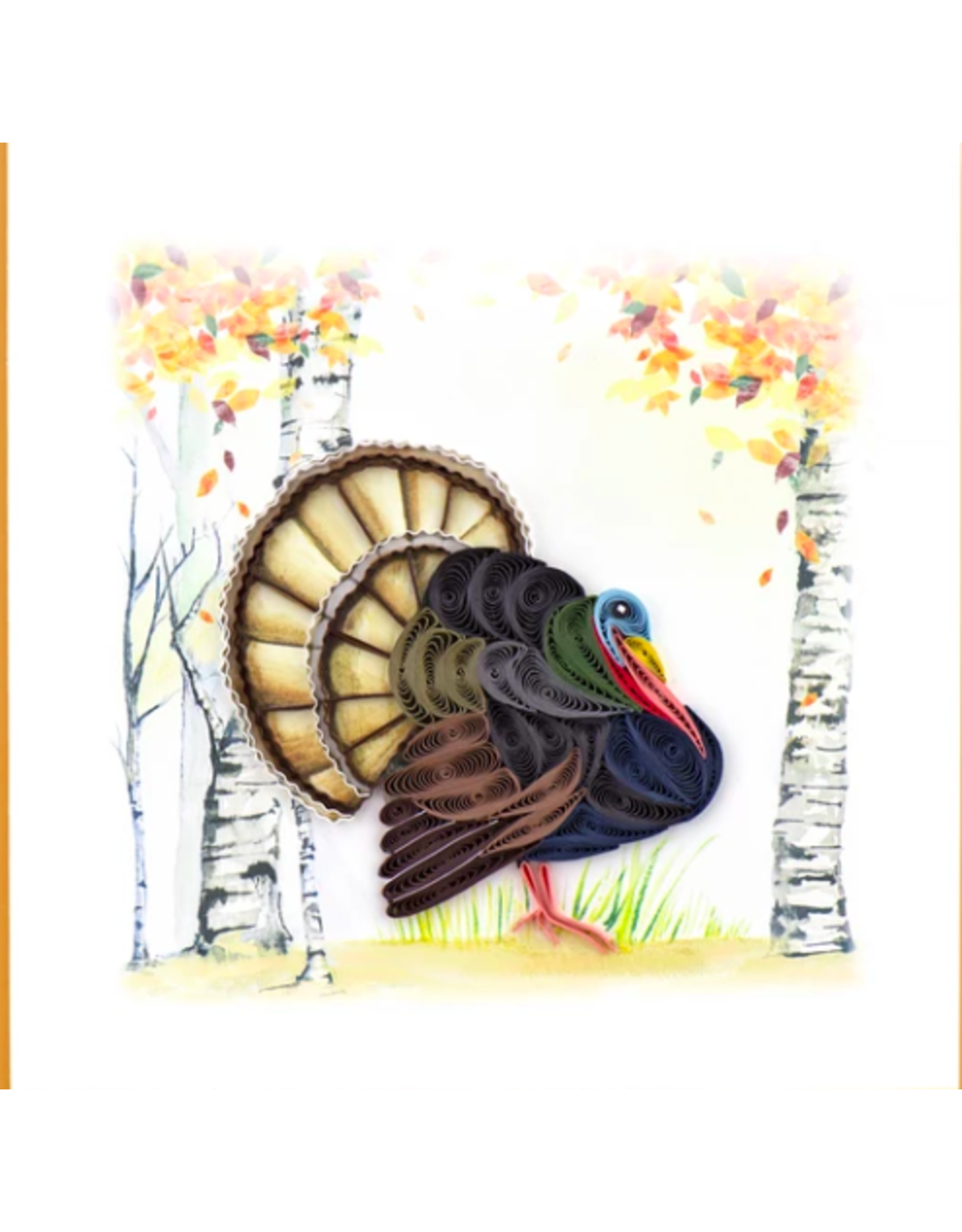 Trade roots Wild Turkey Quilling Card, Vietnam