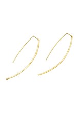 Trade roots Leila Linear Earrings, India