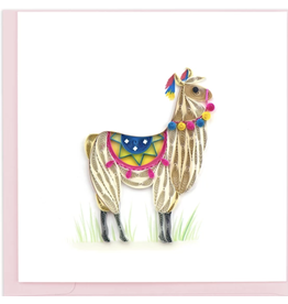 Trade roots Llama Quilling Card, Vietnam