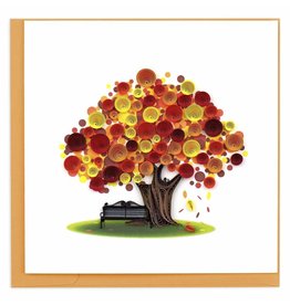Trade roots Autumn Tree Quilling Card, Vietnam