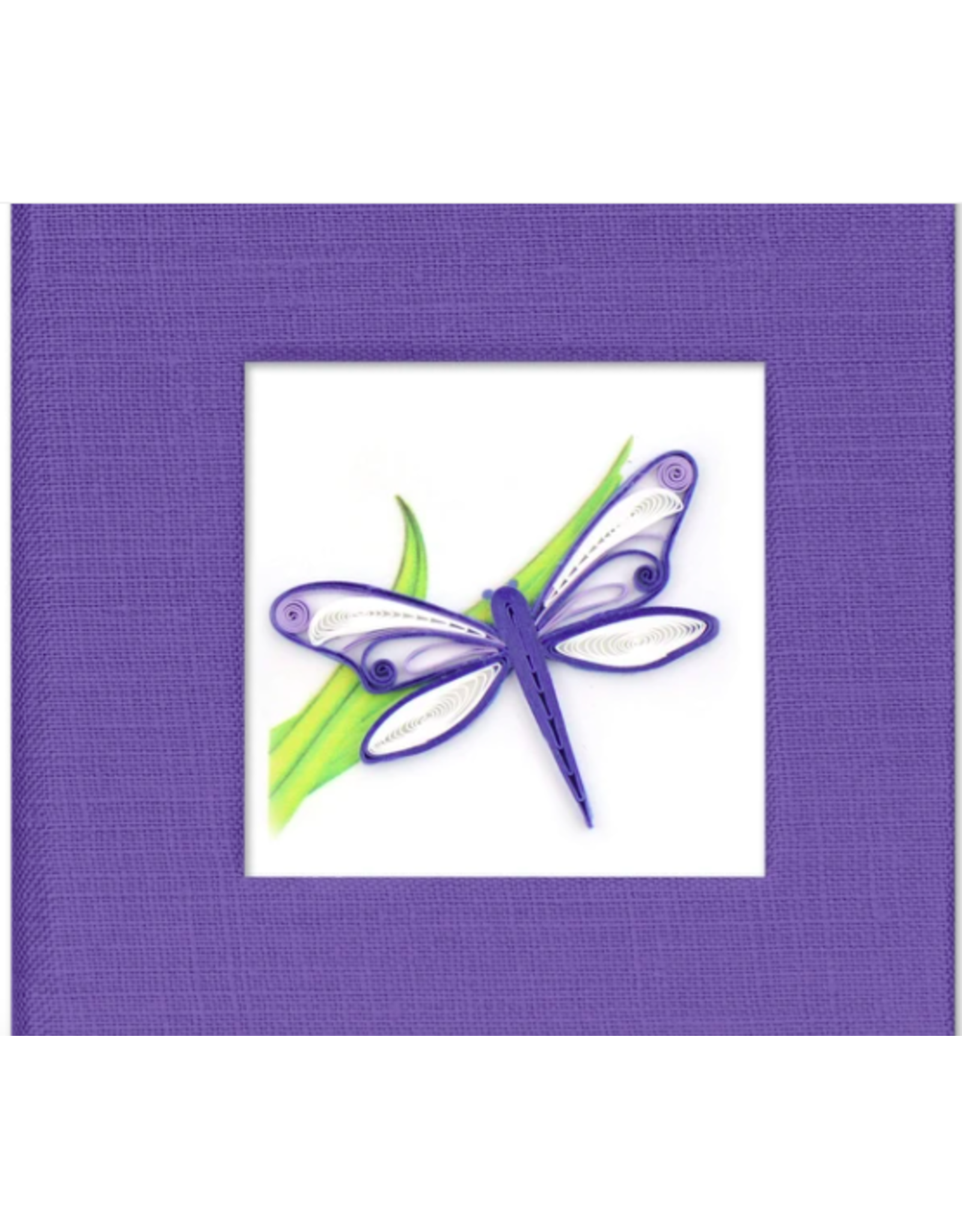 Trade roots Quilled Post It Notes Cover, Dragonfly, Vietnam