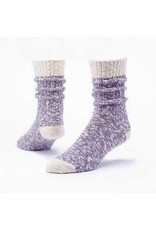 Trade roots Organic Cotton Ragg Socks, Purple