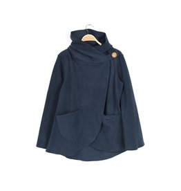 Trade roots Fleece Jacket, Navy Blue