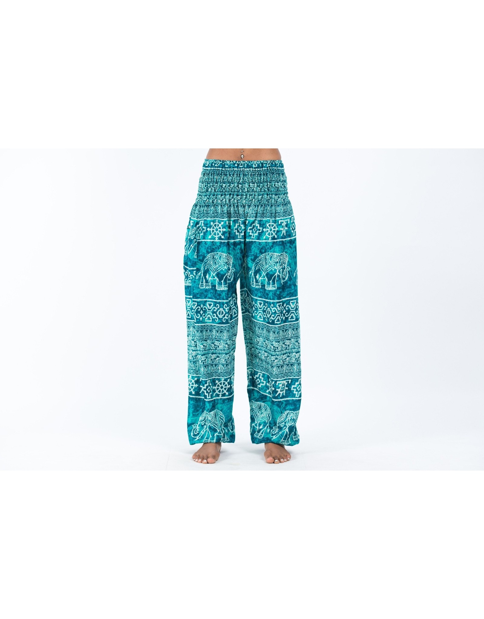 Trade roots Elephant Pants, Marble Turquoise, Thailand