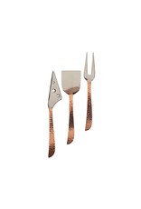 Trade roots Hammered Handle Cheese Servers Set, India