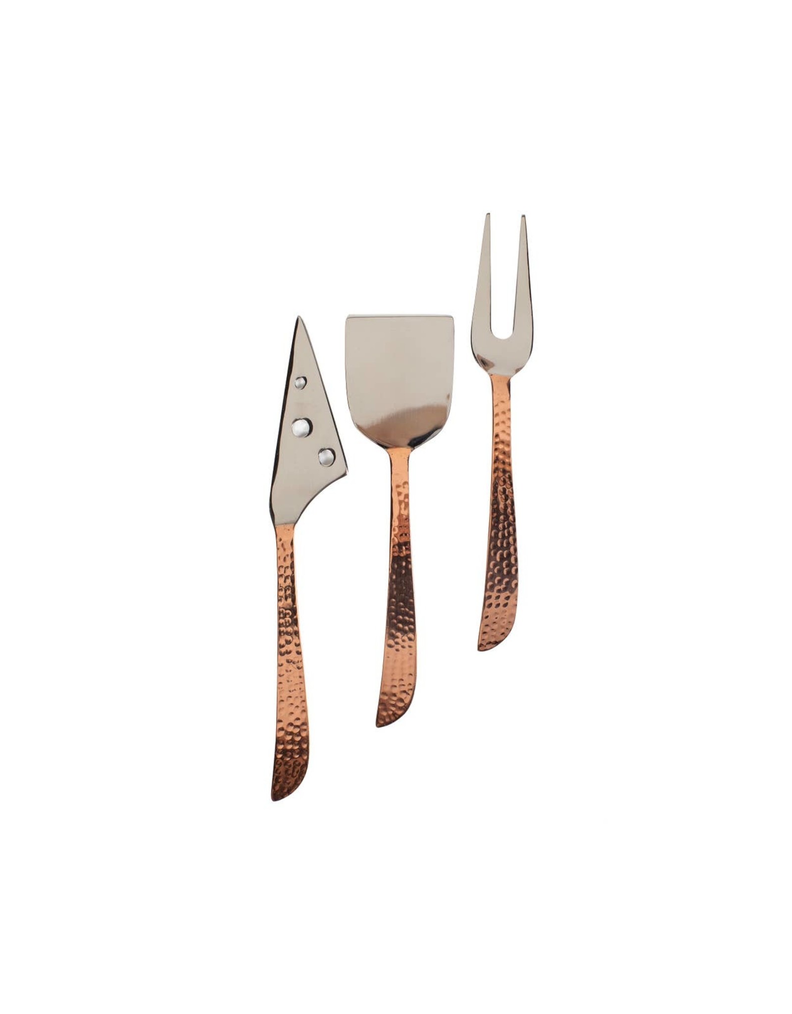 Trade roots Hammered Handle Cheese Servers Set, India