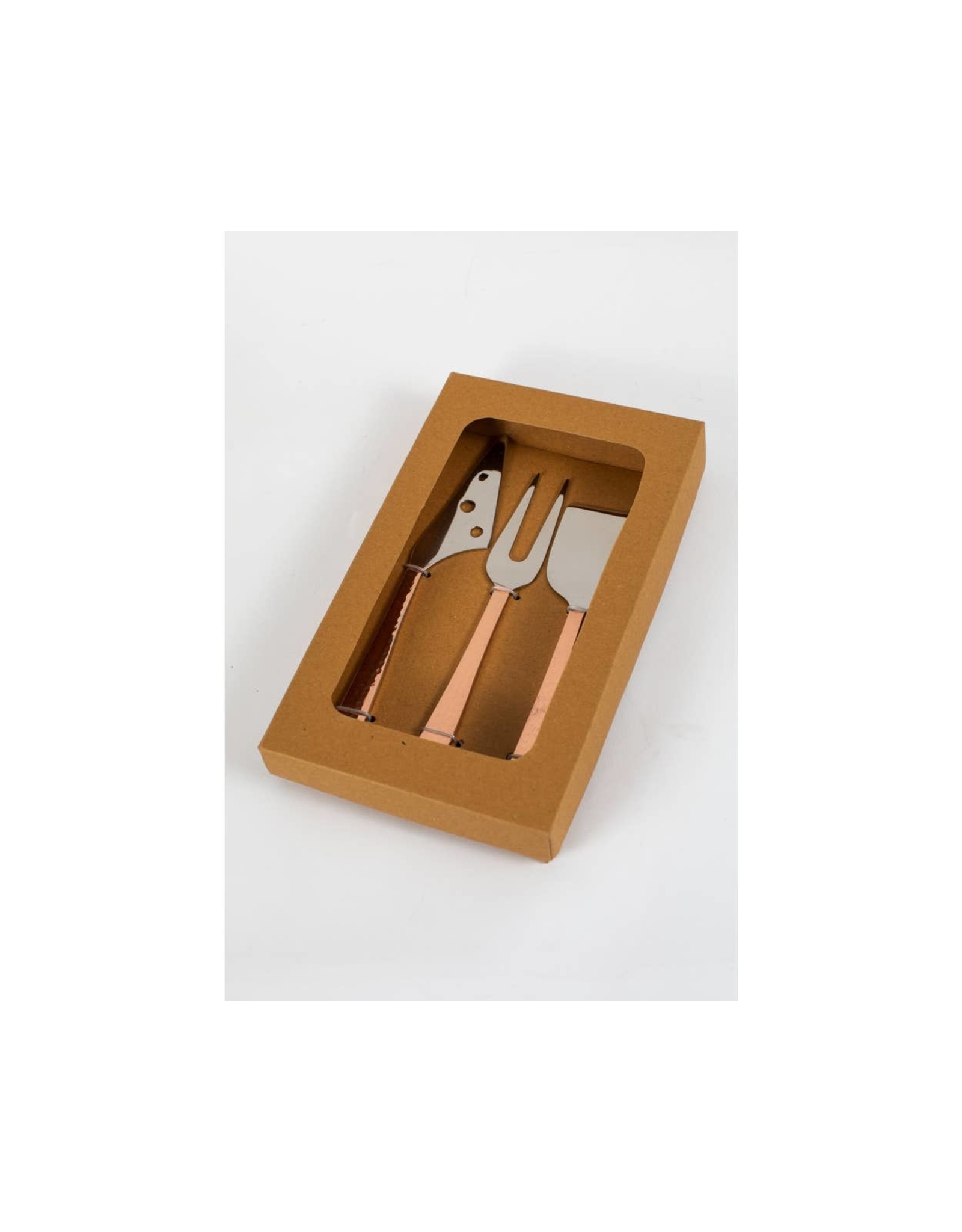 Trade roots Hammered Handle Cheese Servers Set, India