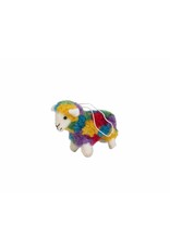 Trade roots Colorful Sheep Ornament, Nepal